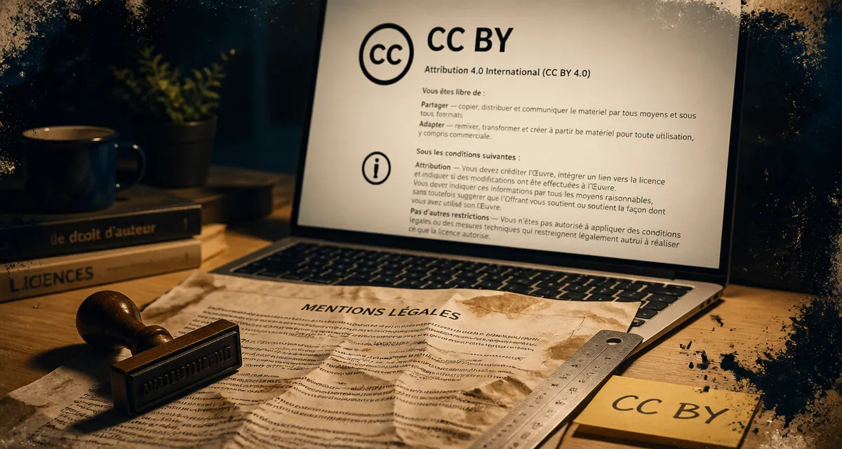 licence creative common CC BY pour protéger vos œuvres sans bloquer le partage