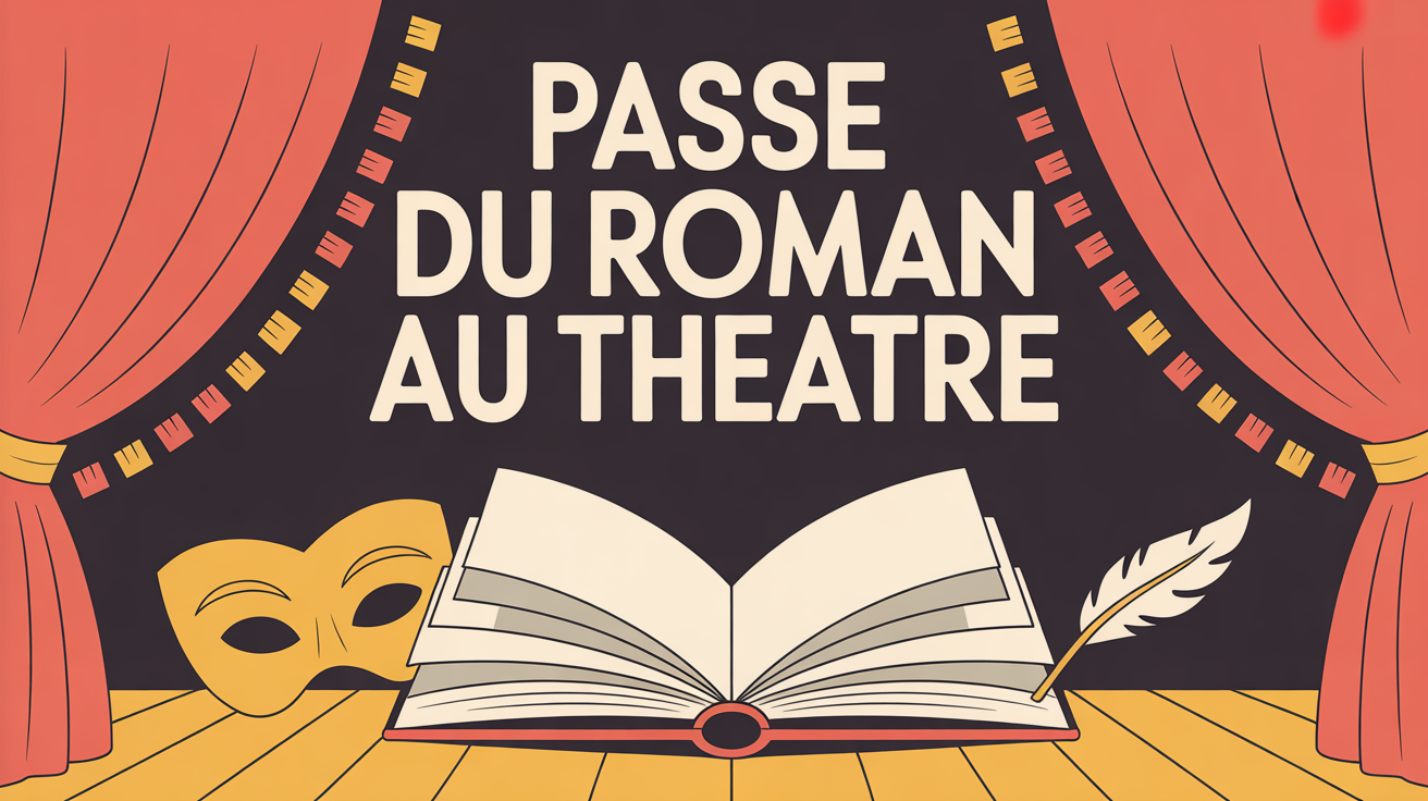 Livre ouvert devient theatre passe du roman au theatre mots fléchés