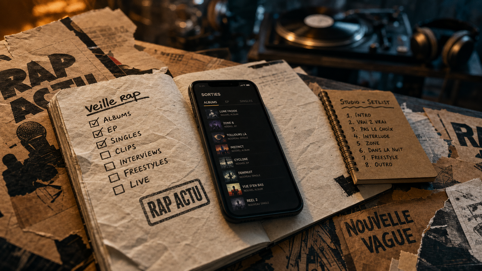 Actu rap francais : carnet de veille, sorties, clips et concerts