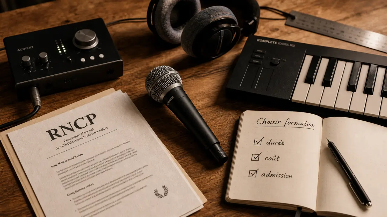 Formation musique : vérifier niveau, certification et campus avant de candidater