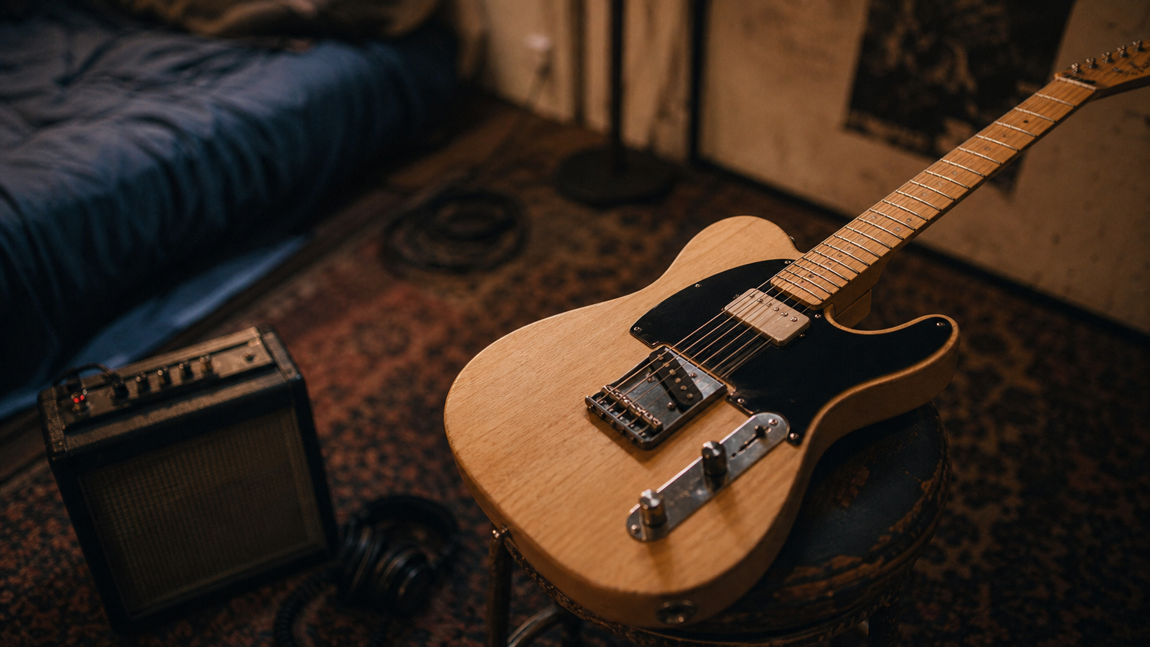 Guitare electrique pour debuter, confortable, micros et budget