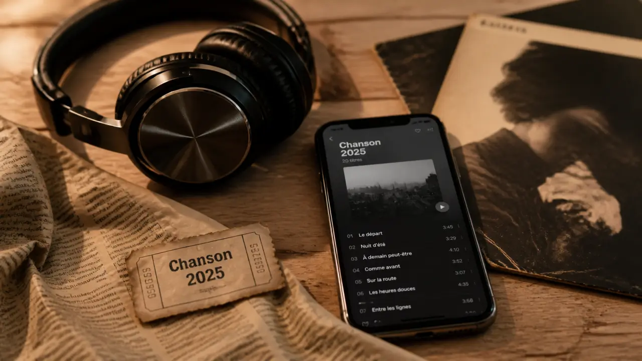 Chanson française 2025 : titres et artistes à écouter